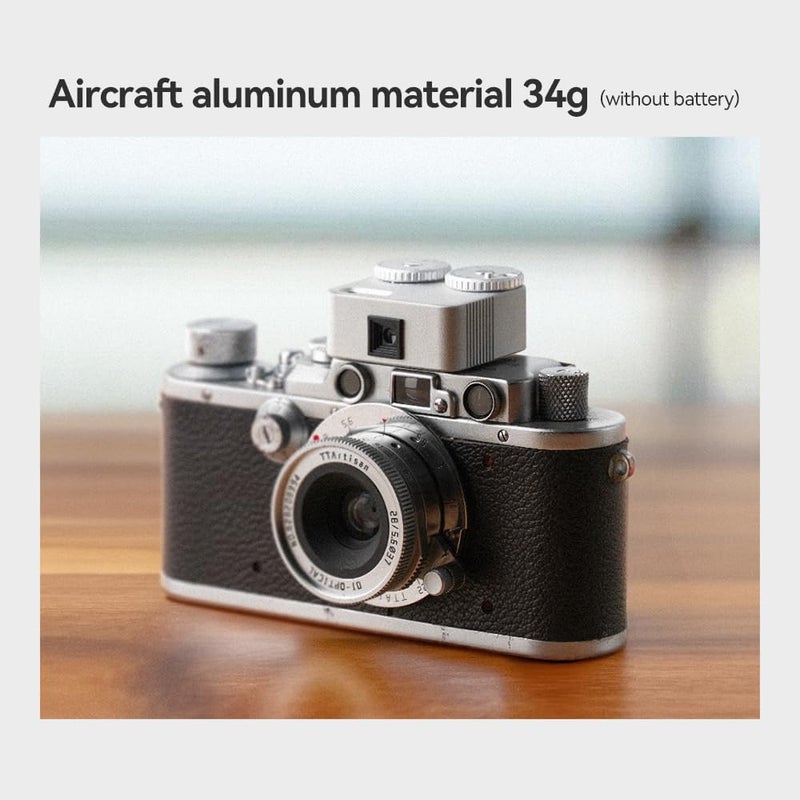 TTArtisan مقياس الضوء II ذو القرصين لضبط ISO متوافق مع قاعدة الحذاء البارد لتصوير ISO (فضي) - Image 4